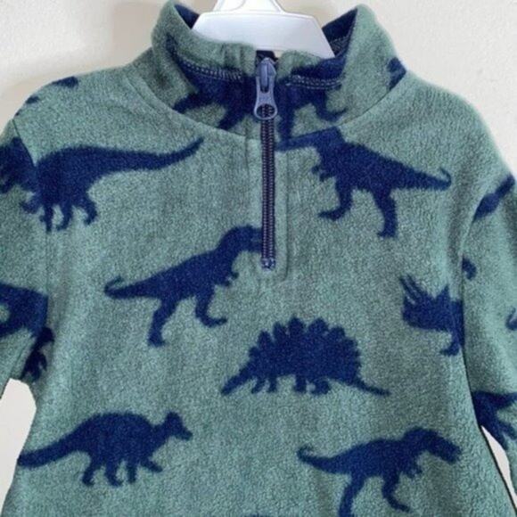 The children’s place dinosaur fleece zip sweater - Picture 2 of 4